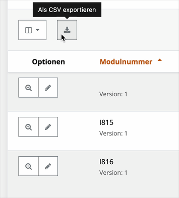 CSV-Export