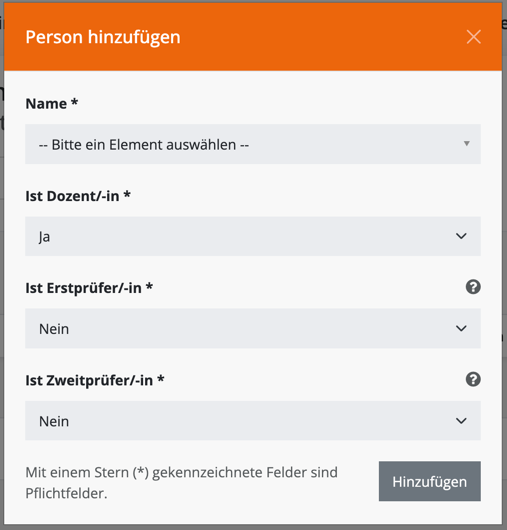 Maske Dozierende / Prüfende
