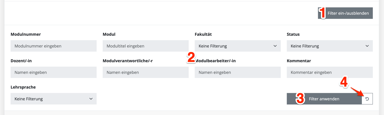 Filter in Modulux